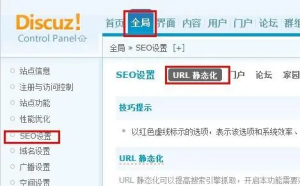 Discuz!系统的伪静态如何设置-连界优站